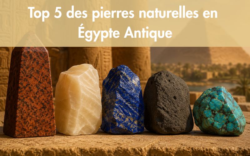 Top 5 des pierres naturelles en Égypte Antique