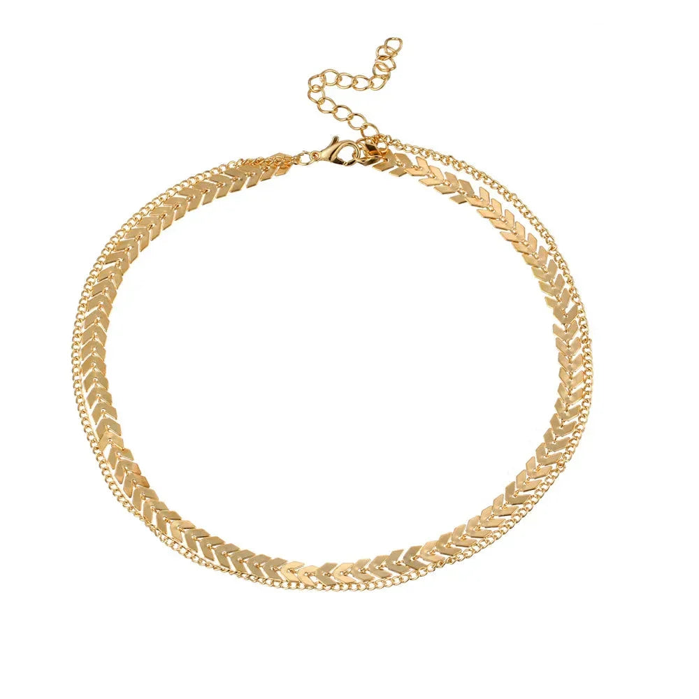 Collier Ras de Cou Or | Or - 55 à 62cm